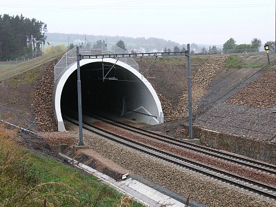 Osek u Hořovic, Optimalizácia trate Beroun - Zbiroh, tunel Osek