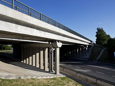 Rudná u Prahy, Diaľnica D5, Rekonštrukcia mostu Rudná